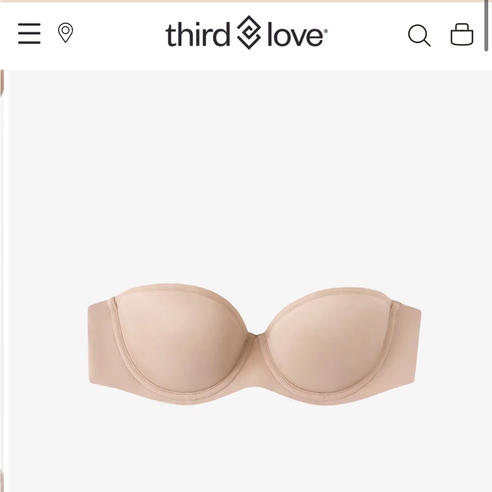 Thirdlove strapless bra
